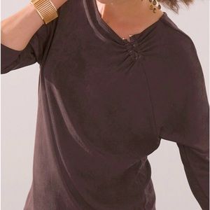 NWT Chico’s travelers Dolman detail top Large